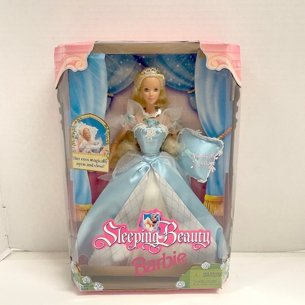 1998 Sleeping Beauty Barbie Doll Magical Eyes Open & Close #20489